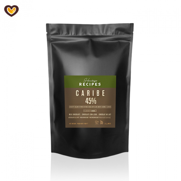 >Шоколад молочный Luker Caribe 45% пак 1 кг