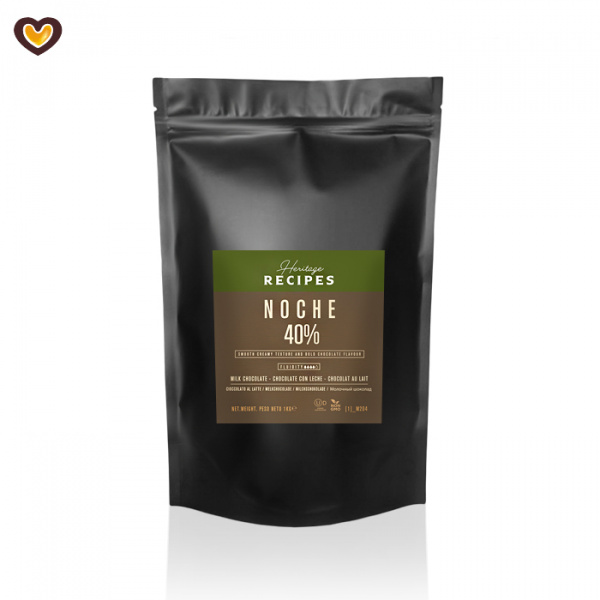 >Шоколад молочный Luker Noche 40% пак 1 кг