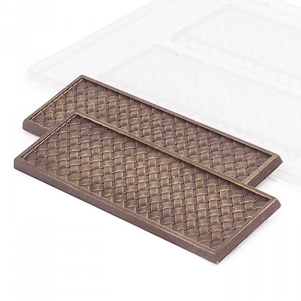 Форма пластиковая Плитка Плетенка L (НЕАПОЛИТАНКА)