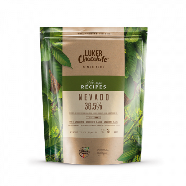Шоколад белый Luker Nevado 36,5 % пак 2,5 кг