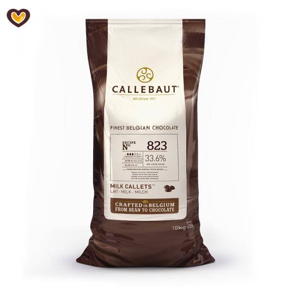 Шоколад молочный Callebaut Recipe N°823, 33,6%, пак 10 кг