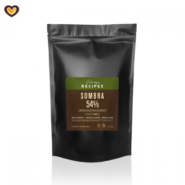 >Шоколад темный Luker Sombra 54% пак 1 кг