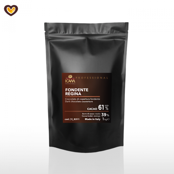 Шоколад горький ICAM Regina 61%, пак 1 кг