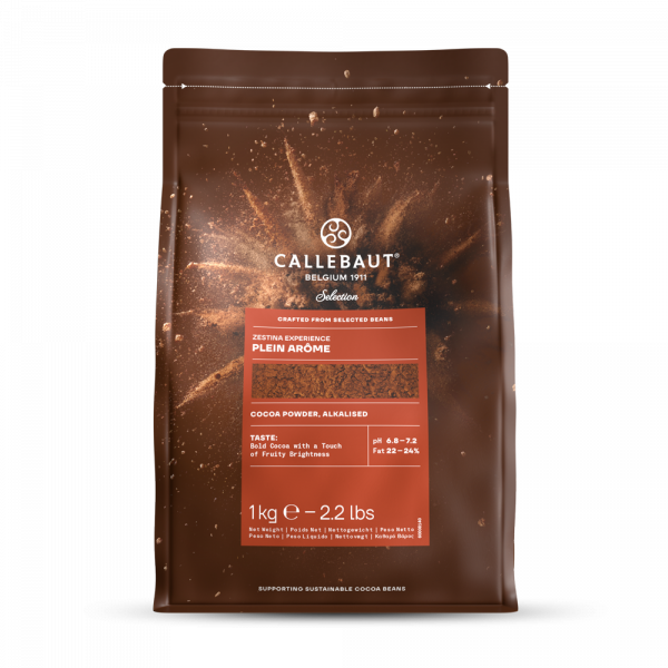 Какао-порошок Cacao Barry/Callebaut Plein Arome 22/24, пак 1 кг