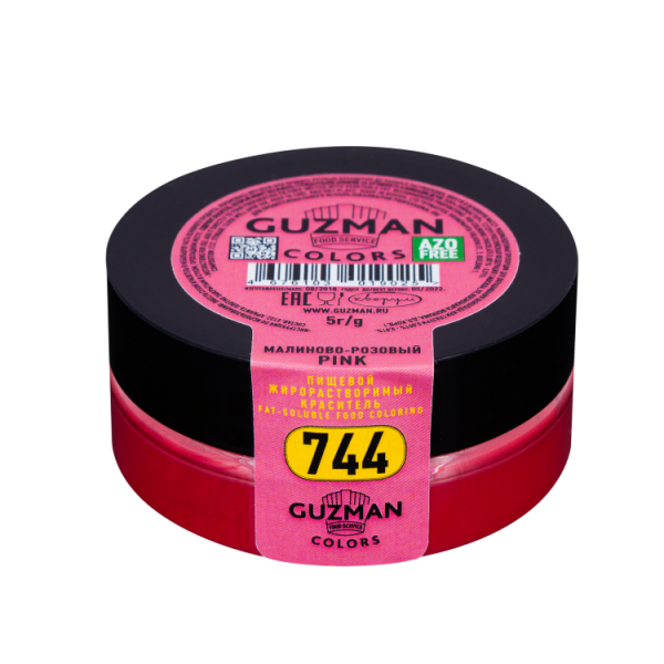 Краситель жирорастворимый GUZMAN малиново-розовый 744, бан. 5 г