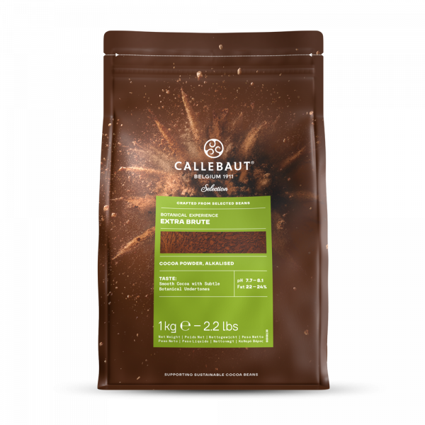 Какао-порошок Callebaut Extra-brute 22/24, пак 1 кг