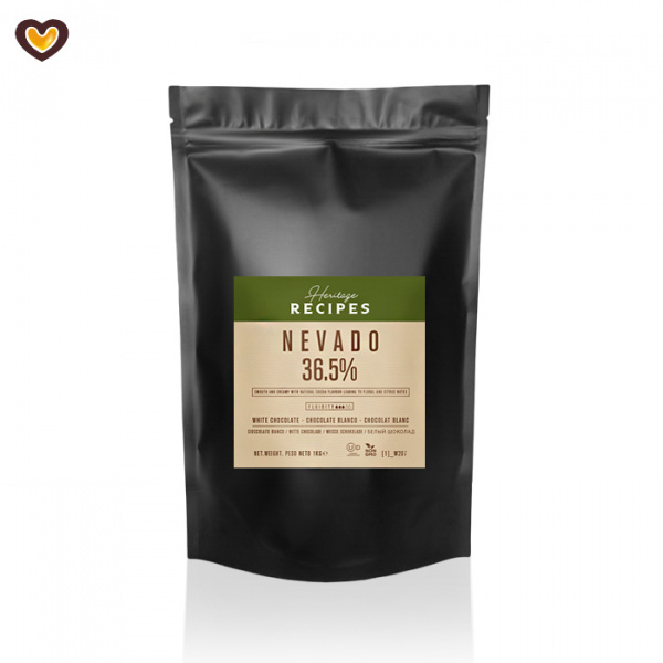 >Шоколад белый Luker Nevado 36,5 % пак 1 кг