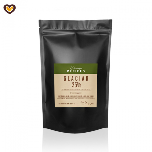 >Шоколад белый Luker Glaciar 35% пак 1 кг