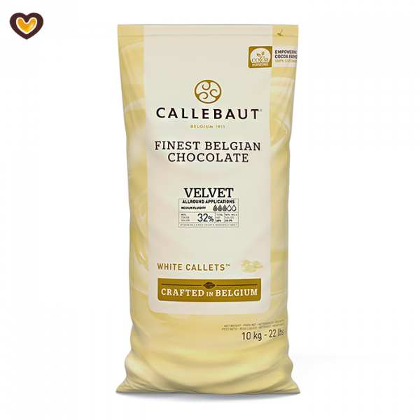 Шоколад белый Callebaut Velvet 32%, пак 10 кг