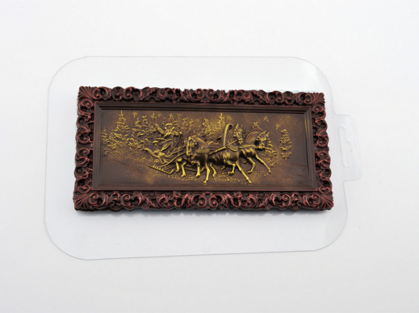 Форма пластиковая Плитка Русская зима