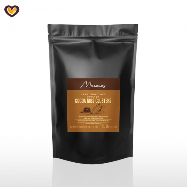 >Драже Luker Какао крупка в шоколаде пак 1 кг