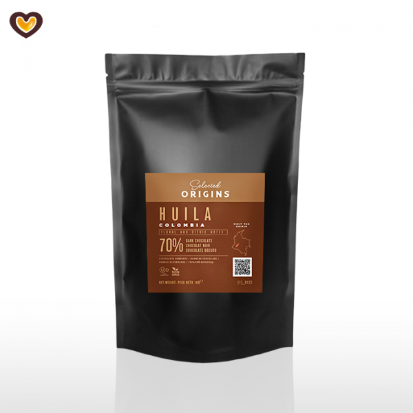 >Шоколад горький Luker Huila 70% пак 1 кг