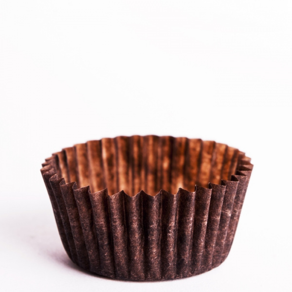 Капсулы бумажные 3C (3х1,8 см) коричневые круглые, уп 2000 шт