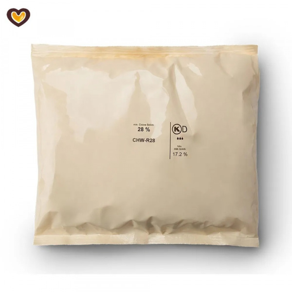 Шоколад белый Sicao R28 28%, пак 2,5 кг