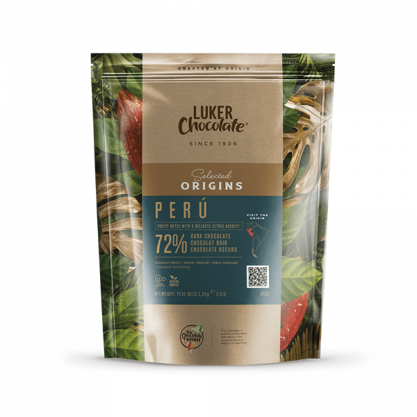 Шоколад горький Luker San Martin Peru 72%, пак 2,5 кг