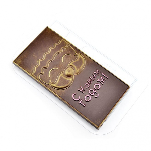 Форма пластиковая Плитка С Новым Годом (усы)