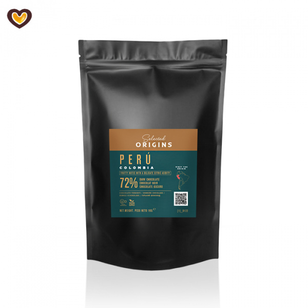 >Шоколад горький Luker San Martin Peru 72% пак 1 кг >Шоколад горький Luker San Martin Peru 72% пак 1 кг