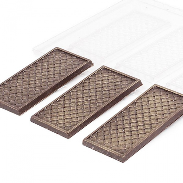 Форма пластиковая Плитка Плетенка M (НЕАПОЛИТАНКА)