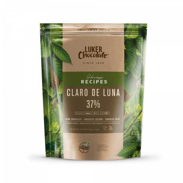 Шоколад молочный Luker Claro de luna 37%, пак 2,5 кг